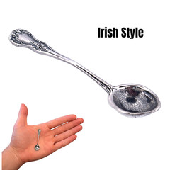 Solid 925 Sterling Silver Small Salt Spoon – Elegant Miniature Spoon