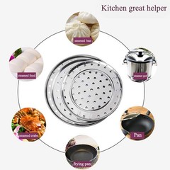 Round Stainless Steel Steamer Rack 7.6″ 8.5″ 9.33″ 10.23″ Inch Diameter Steam…