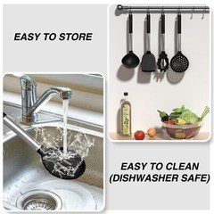SILICONE COOKING UTENSILS SET 446F HEAT RESISTANT KITCHEN UTENSILS 30PCS NONSTIC
