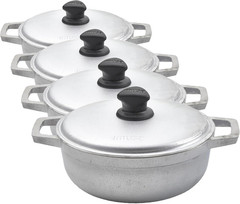 GAU-80508 Jumbo Traditional Natural Caldero for Cooking and Serving, 18 Quart, S