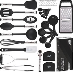 Kitchen Utensils Set 35 PCS Cooking Utensils Set, Nonstick and Heat Resistant…