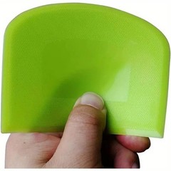 1pc Plastic Cake Cream Spatula, Dough Knife, Butter Scraper With Plain Smooth Ed