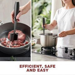 Heat Resistant Meat Chopper Smasher for Ground Beef Hamburger & More NEW