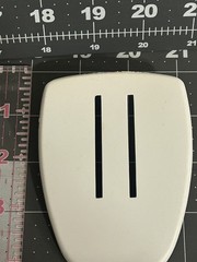 Vintage Tailor Made 2 Slot Spatula Turner Flipper Nylon Plastic White Taylor