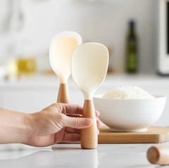 1pc Silicone Non-Stick Cooking Spoon Heat Resistant Kitchen Tool – NEW