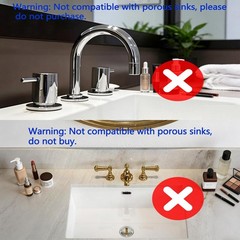 30 Inch Sink Splash Guard Silicone Sink Mat for Kitchen Faucet Bathroom