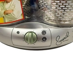 Emerilware Electric Food Steamer with Double Tier Baskets and Recipe Cards