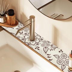 Kitchen Faucet Absorbing Mat Sink Splash Guard Behind Faucet Drip Catcher for…