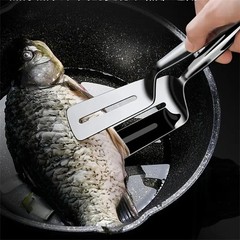 Stainless Steel Steak Clamp Food Clip Tongs Bread Meat BBQ Kitchen Cooking Tool