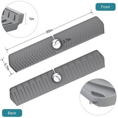 30 Inch Silicone Sink Splash Guard Faucet Drip Catcher Tray