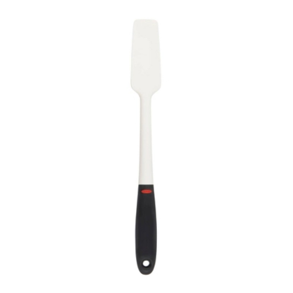 Silicone Heat-Resistant Scraper, Soft-Grip Handle, Dishwasher-Safe, 11.2″ Length