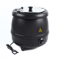 10L Commercial Electric Soup Kettle Warmer Restaurant Countertop Pot