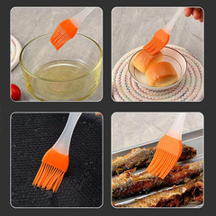 2PCS Oil Brush Silicone Baking Pastry Cream For BBQ Basting Kitchen Party New US