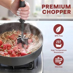 Heat Resistant Meat Chopper Smasher for Ground Beef Hamburger & More NEW