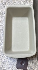 Pampered Chef Stone Loaf Meatloaf/Bread Baking Bread Pan #010802 USA 11”x 6 1/8”