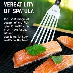 Spatula Stainless Steel Kitchen Utensils for Cooking Turner 13 inch