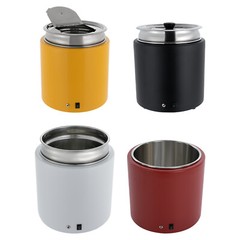 2* Commercial Soup Warmer Pot Electric Soup Kettle with Hinged Lid Food Warmer