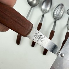 Vtg Cutco Cooking Utensil Set of 5 No. 16 15 14 13 12 Spoon Spatula Ladle Masher