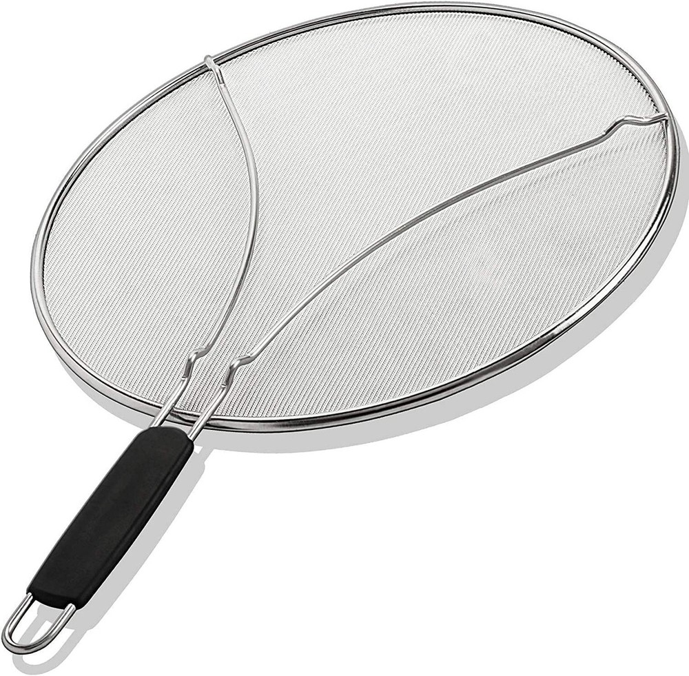 BergKoch Splatter Screen for Frying Pan – 15 Inch Stainless Steel Grease Spla…