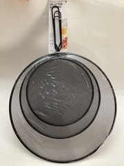 Splatter Screens Set Of Three 8” 10” 13” for Frying Pan Fine Mesh Grease