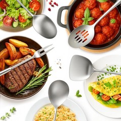 9-Piece Kitchen Accessories Set, Dishwasher Safe