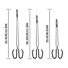 3 Pack Heavy Duty Scissor Tongs，9/11/ 12 Inch Cooking Grilling Scissor Tongs，…