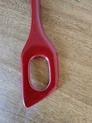 Vtg Stirring Spoon Risotto Scraper Melamine Ware Red Cottagecore