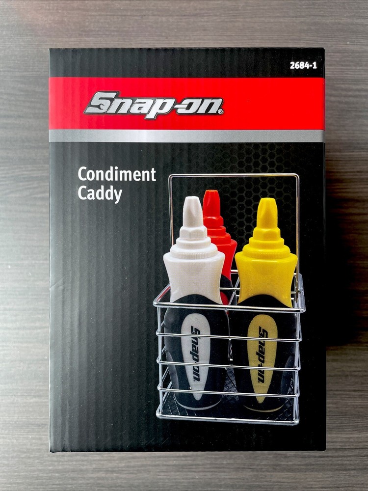 Snap-On Tools Condiment Bottle W/ Caddy, Limited Edition Promo🔥