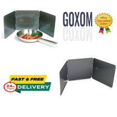 Splatter Screen Nonstick 10 Inch 3 Panel Guard Cooking Frying Kitchen Wall