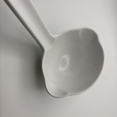Vtg Trudeau Measuring Ladle White Melamine Plastic Gravy Retro Kitchen Tool 13”