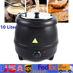 Commercial Electric Soup Kettle Warmer Countertop Food Warmer Pot Restaurant New