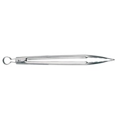 Cuisipro 16 Inch Stainless Steel Locking Tongs, Silver