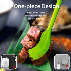 2PCS Oil Brush Silicone Baking Pastry Cream For BBQ Basting Kitchen Party New US