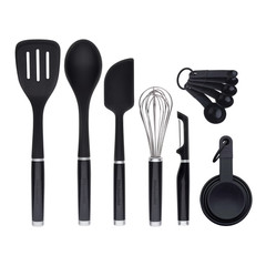KitchenAid 15-Piece Tool and Gadget Kitchen Utensil Sets in Black