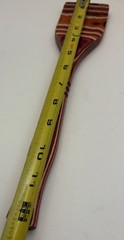 Island Bamboo Pakka Wood 12” Rainbow Spatula Turner Red Purple Utensil