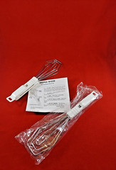 EMENSON GRIPPER WHISK SET OF 2 ~ 7 ~ UTENSILS IN 1 MADE IN CHINA.