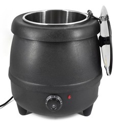 10L Commercial Electric Soup Kettle Warmer Restaurant Countertop Pot