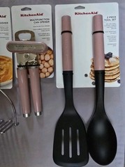 KITCHENAID (LOT OF 9) Kitchen Tools Utensils OHDRA *DRIED ROSE/PINK/MAUVE* New