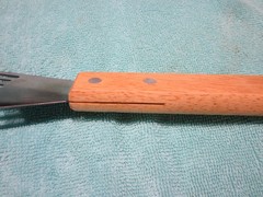 Unbranded Slotted Fish Spatula Turner w/ Wood Handle