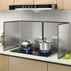 Stainless Steel Oil Splatter Guard Foldable Grease Splash Screen for Frying
