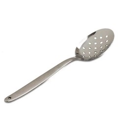 Gray Kunz Perforated Spoon Small 7.5′ 18/10 Stainless Silver