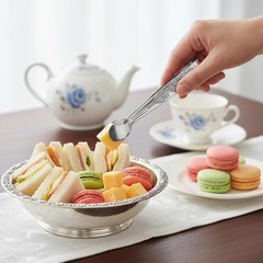 Mini Serving Tongs Stainless Steel 10PCS Small Food & Snack Tongs