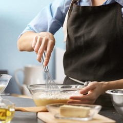 Stainless Steel Whisk 10 Inch Ergonomic Handle Dishwasher Safe Kitchen Tool