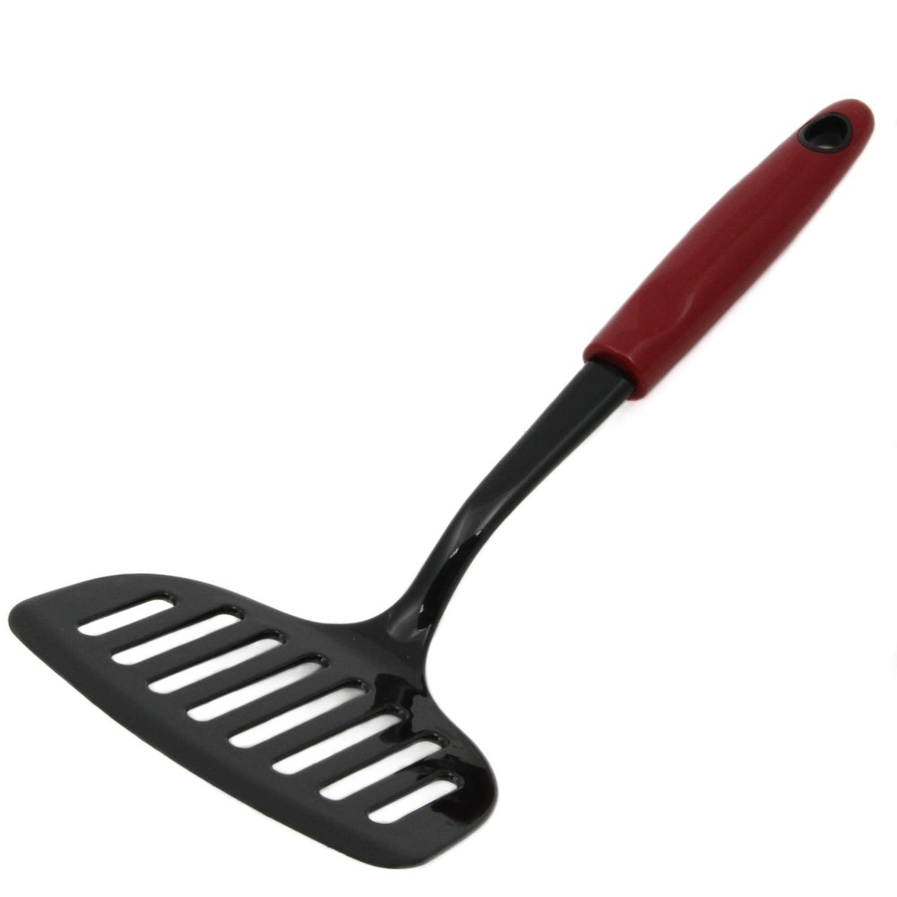 Red Jumbo Nylon Turner 12 Inch Heat Resistant 450F Dishwasher Safe Spatula