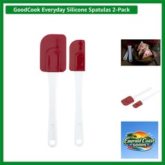 Everyday Silicone Spatulas 2-Pack: Heat Resistant, Non-Stick Safe Kitchen Tool