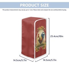 Annejudy Electric Can Opener Covers Stain Protection Small, Rooster Sunflower