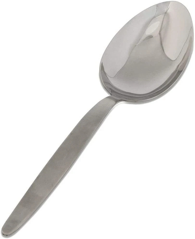 Chef Kunz Spoon | 9 inch 2.5 Tbsp18/10 Stainless Steel Serving | Silver