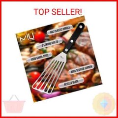 MIU Fish Spatula Stainless Steel, Flexible, Polished Metal, Corrosion Resistant,