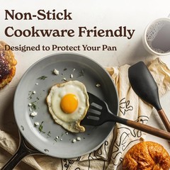 Kitchen Utensils Set – 22-Piece Silicone Cooking Utensils Set, Spatula Set wi…