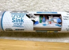 Con-Tact 24×48 Under Sink Mat Carrara Marble Waterproof Shelf Liner